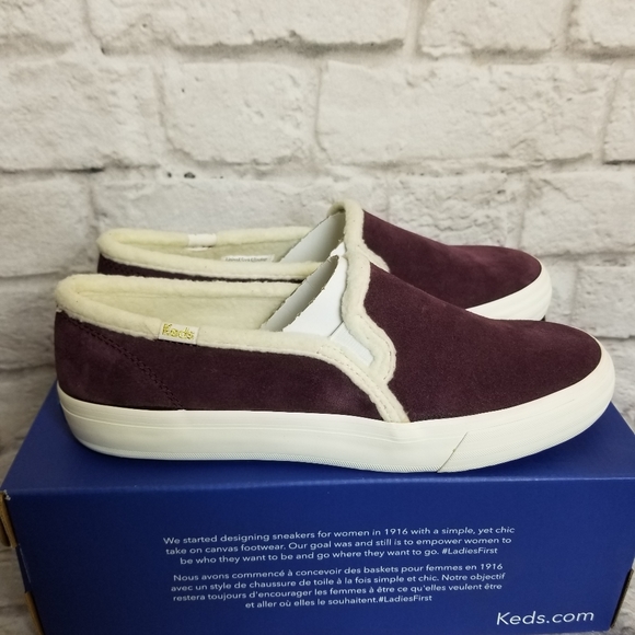 Keds Double Decker Suede Sneaker Shoes Sz 8.5 - Picture 6 of 7